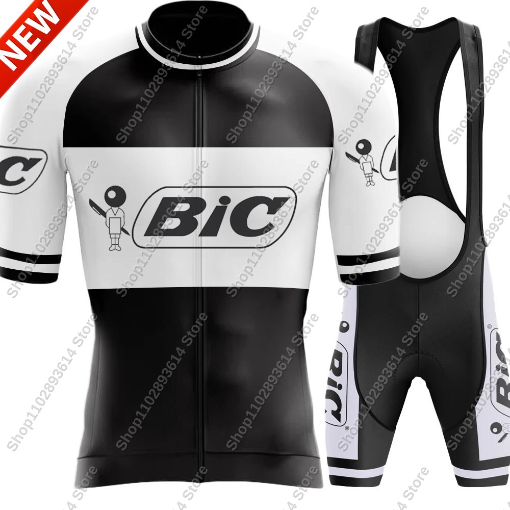 Cycling Commuter Clothing - 2025 Black BIC Team Cycling Jersey