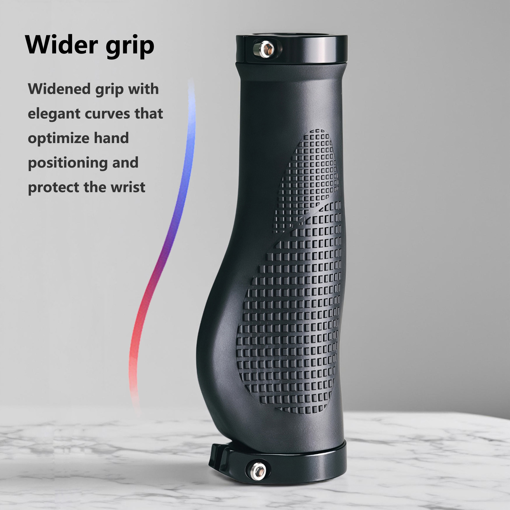 Commuter Bike Lock - SHIZIWANGRI 1 Pair Bicycle Handlebar Grips