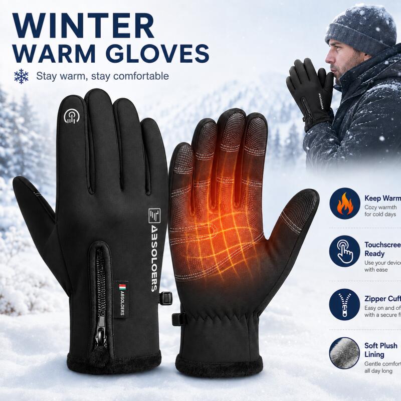 Winter Warm Touchscreen Gloves - đánh giá và giá Winter Cycling Commute