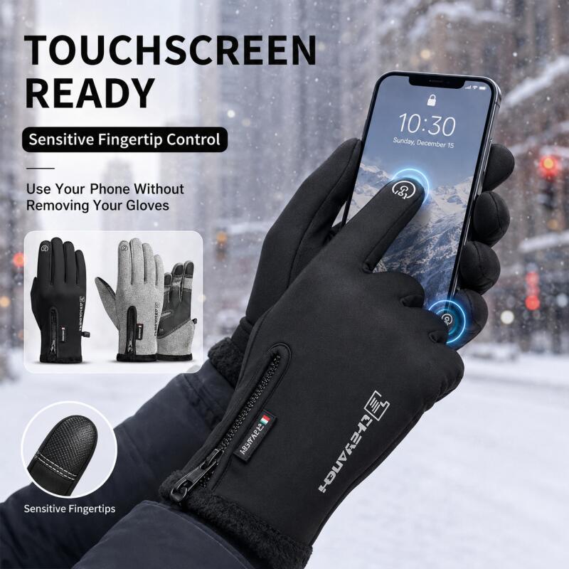 Winter Warm Touchscreen Gloves - đánh giá và giá Winter Cycling Commute