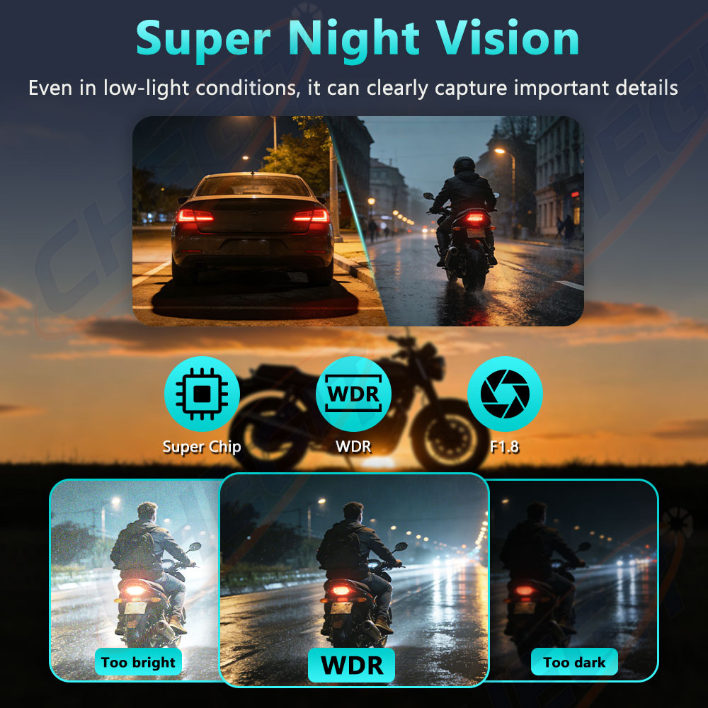 New 2K HD Motorcycle DVR Water - đánh giá và giá Cycling Loop