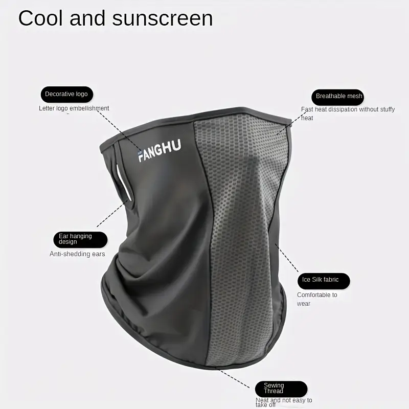 Cycling Neck Guard Mesh Breath - đánh giá và giá Cycling Loop