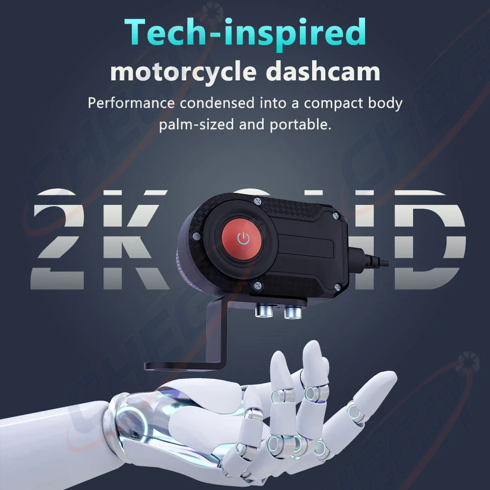 New 2K HD Motorcycle DVR WiFi  - đánh giá và giá Cycling Loop
