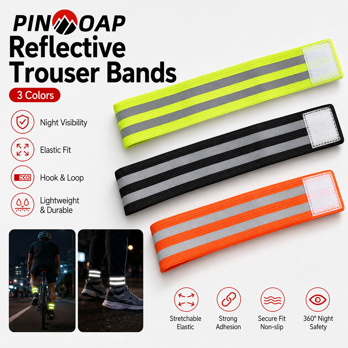 PINMOAP 1/2PCS Bike Pants Stra - đánh giá và giá Cycling Commute Pants