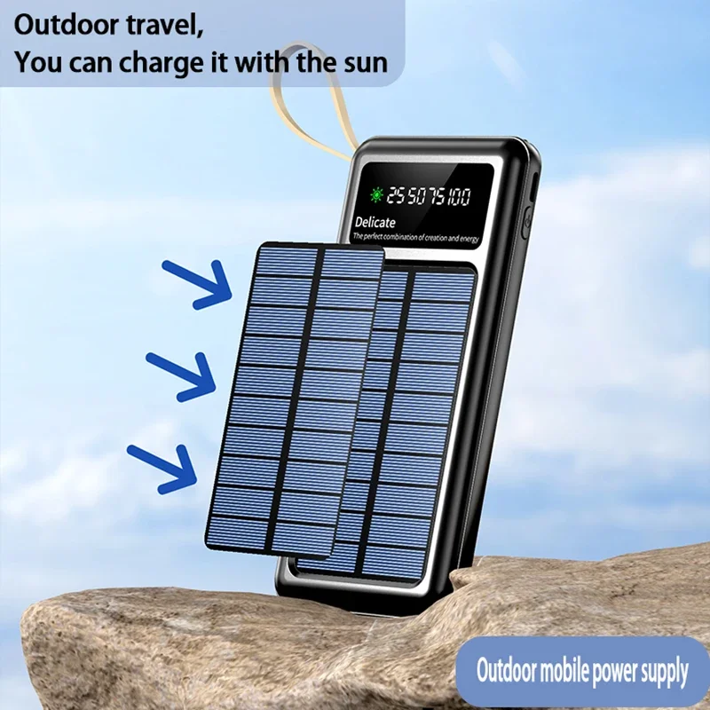 Solar Power Bank 20000mAh with - đánh giá và giá Usb Charger Dynamo