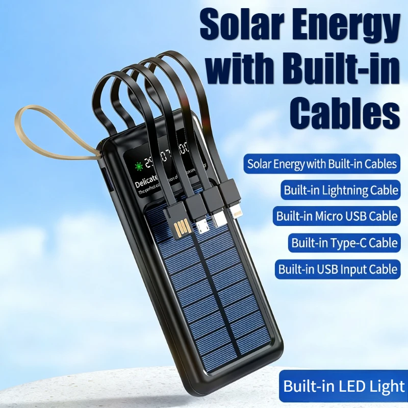 Solar Power Bank 20000mAh with - đánh giá và giá Usb Charger Dynamo