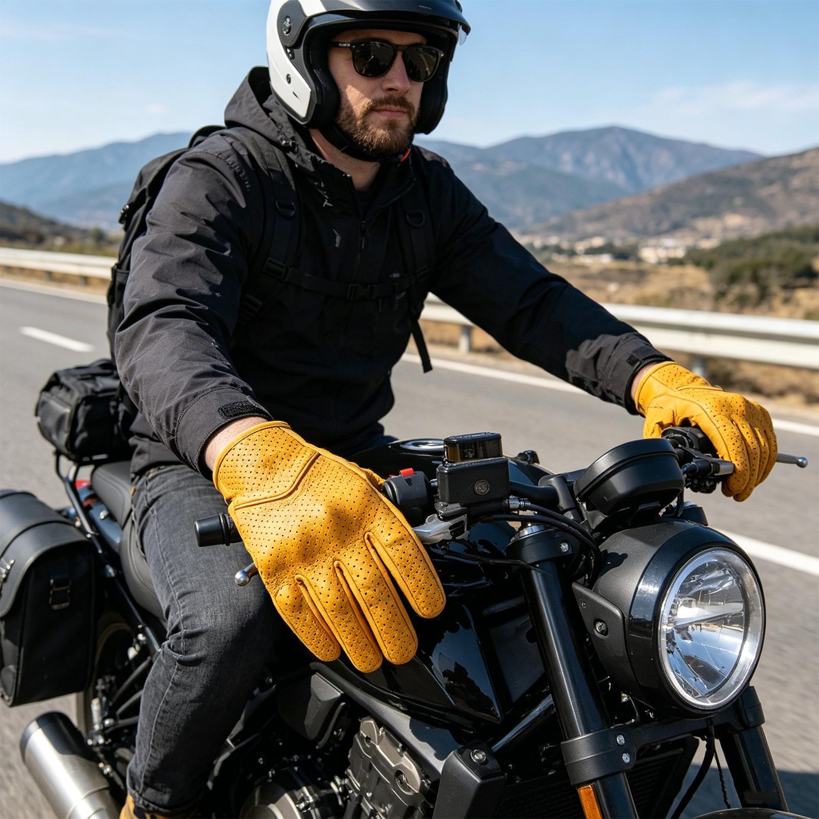Motorcycle Retro Gloves Breath - đánh giá và giá Cycling In City
