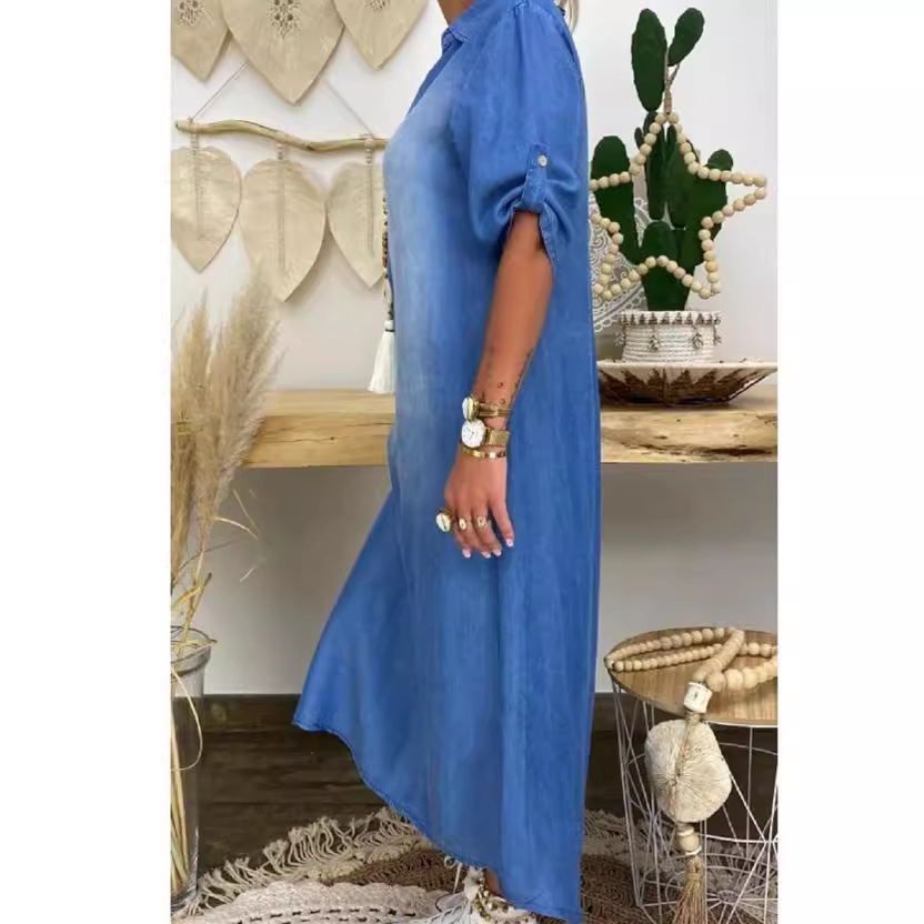 Loose Women's Denim Dress Wash - đánh giá và giá Cycling Commute Outfit
