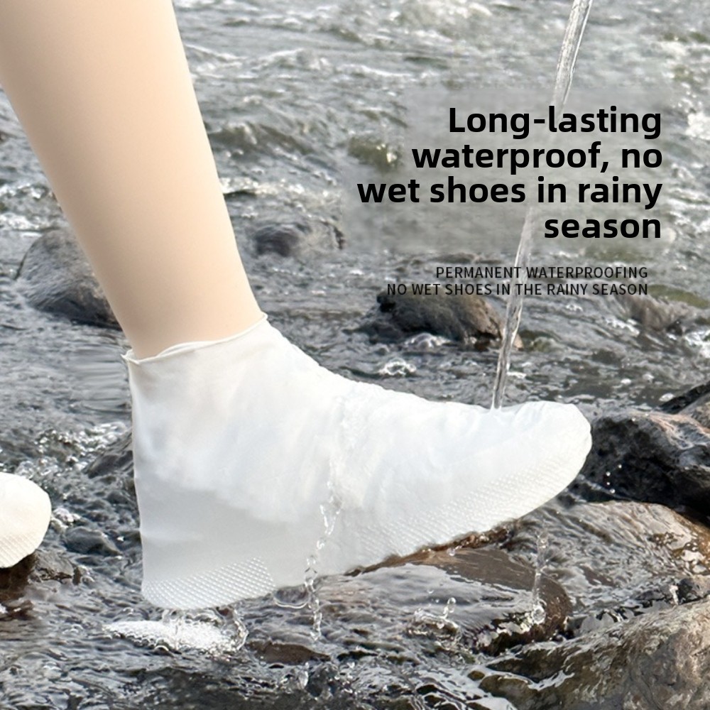 Thick Silicone Rain Boot Cover - đánh giá và giá Waterproof Cycling Commute