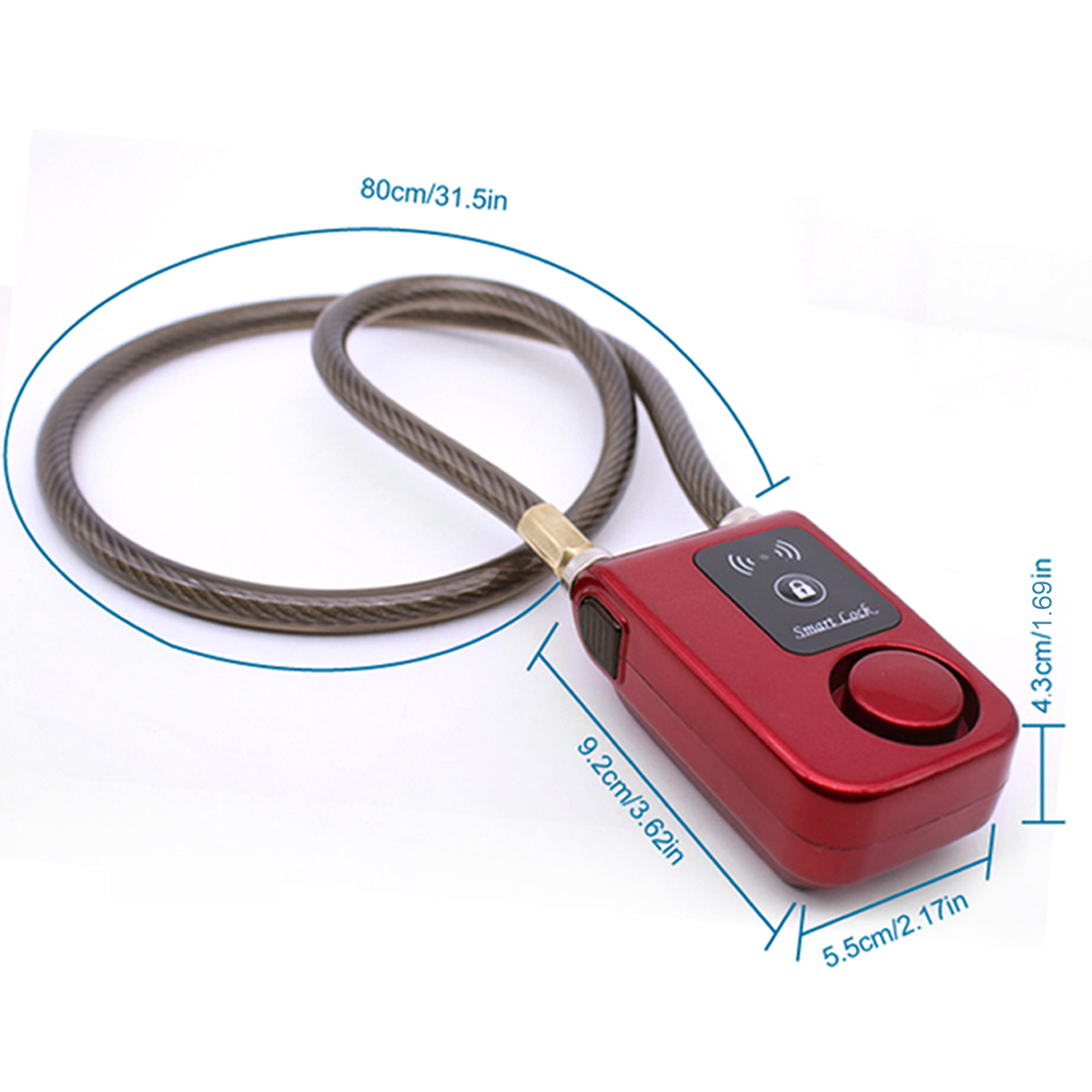 Bluetooth Smart Bike Lock Wate - đánh giá và giá Commuter Bike Lock