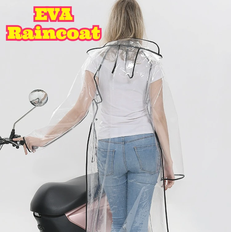 Transparent EVA Belted Long Ra - đánh giá và giá Waterproof Cycling Commute