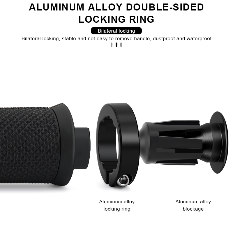 1Pair Bike Grip With End Cap F - đánh giá và giá Commuter Bike Lock
